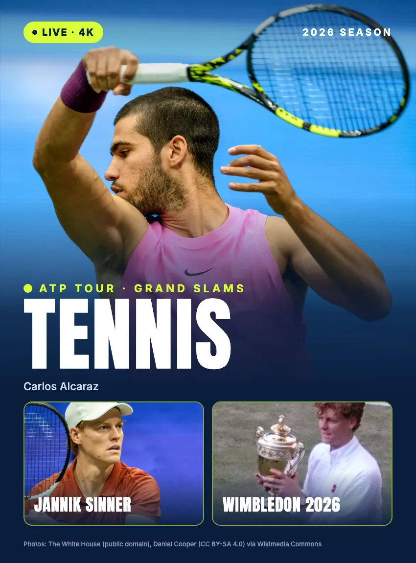 Tennis live: Alcaraz en Sinner